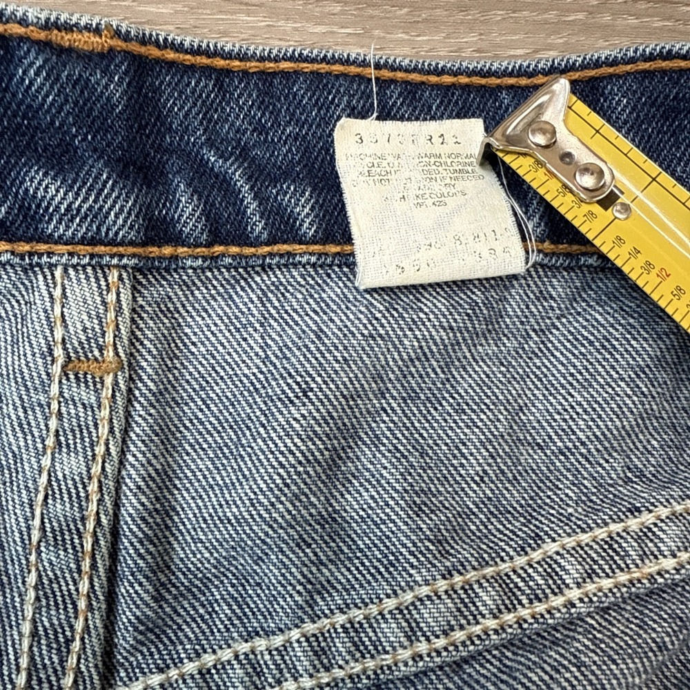 Vintage Levis 550 Jeans Mens W36 x L30 Blue 90s Relaxed Fit Tapered Leg Denim - Picture 13 of 16